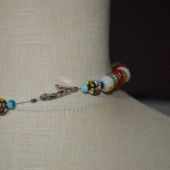 Vintage Karla Jordan Mixed Material Bead Beaded - Picture 5 of 6